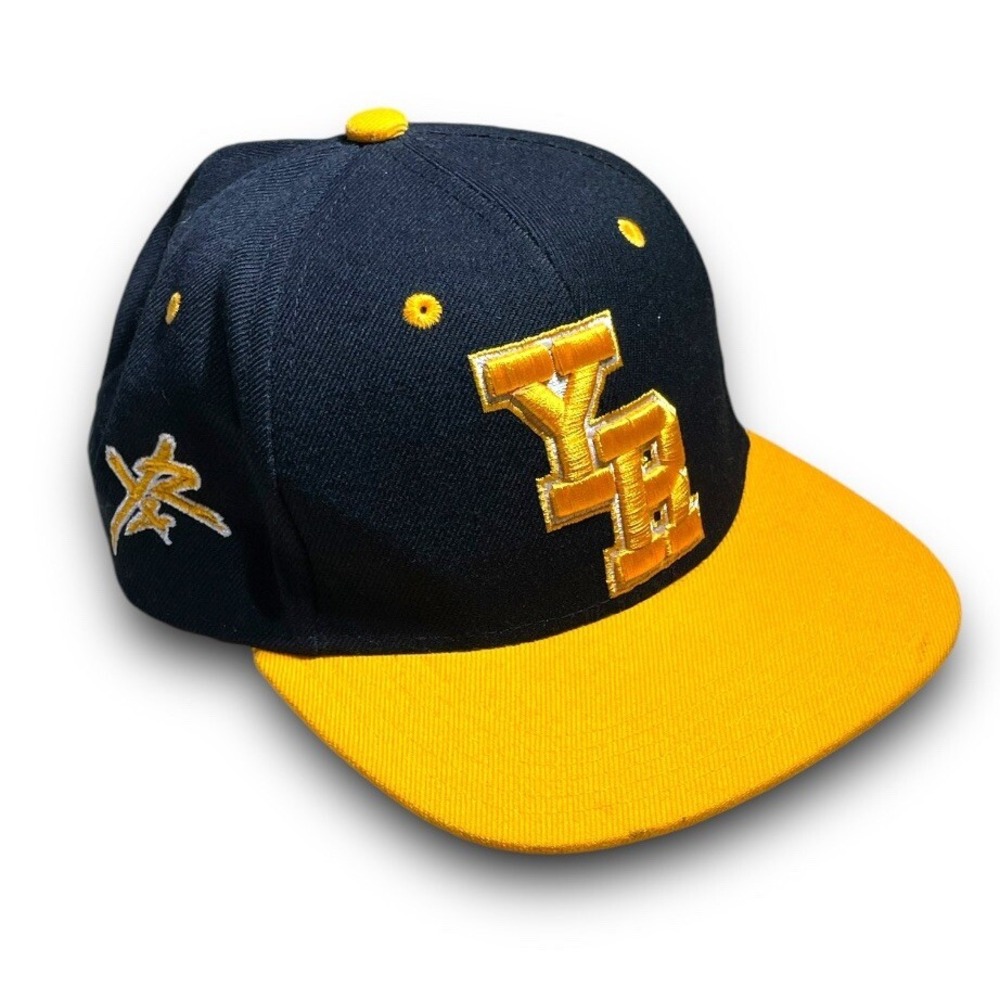 Young Reckless YR Cap Spell Out Script Logo‎ Wool Snap Back Trucker Baseball Hat